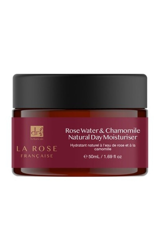 Crème de jour hydratante & anti-âge - Eau de rose & camomille - Visage - 50 ml
