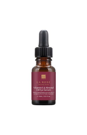 Sérum rafraîchissant contour des yeux - Vitamine E & huile d'amande - La Rose Française - 15 ml
