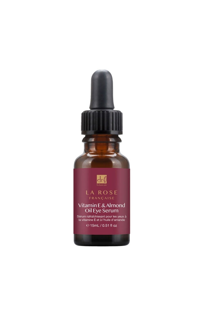 Sérum rafraîchissant contour des yeux - Vitamine E & huile d'amande - La Rose Française - 15 ml