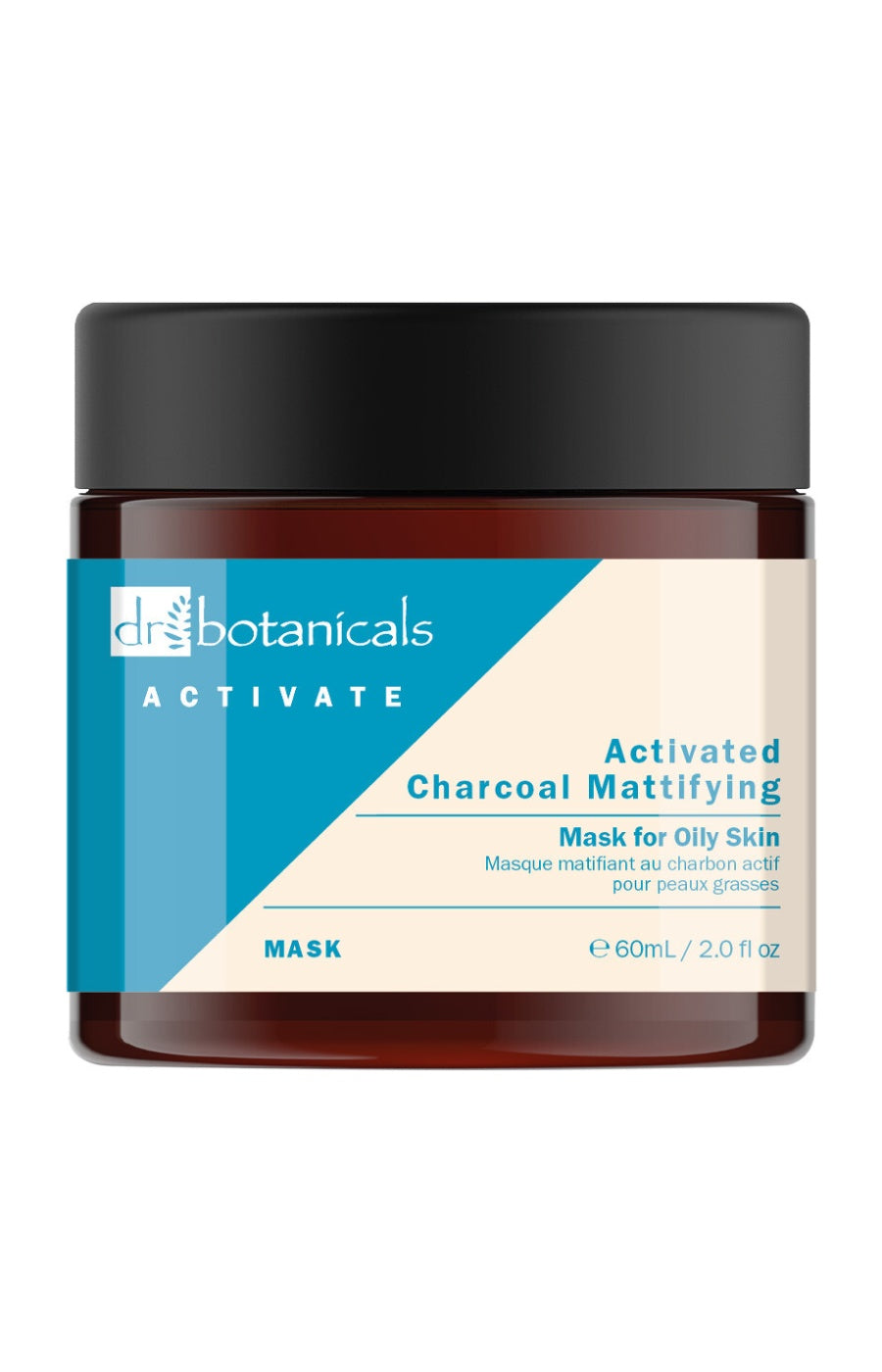 Masque matifiant - Charbon actif - Peaux grasses - 60 ml