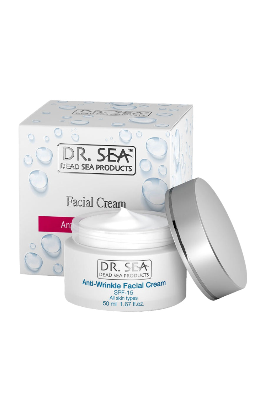 Crème anti-rides SPF15 - Tous types de peaux - 50 ml