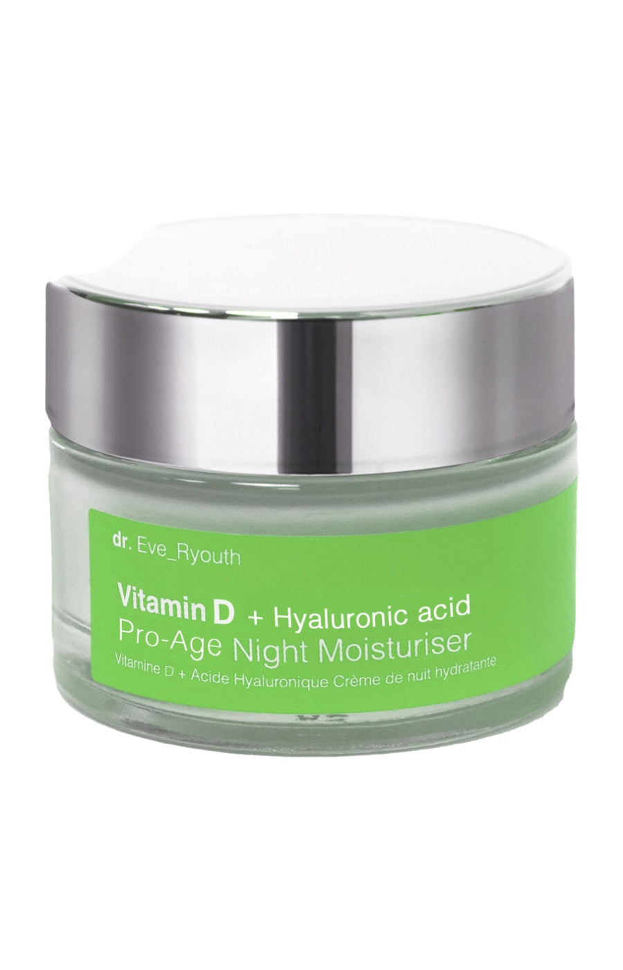 Crème de nuit anti-âge - Vitamine D & acide hyaluronique - Peaux matures - 50 ml