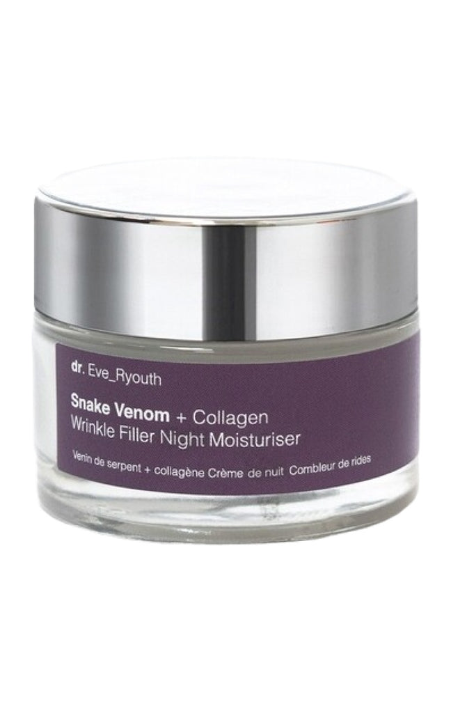 Crème de nuit anti-rides - Venin de serpent & collagène - Visage - 50 ml