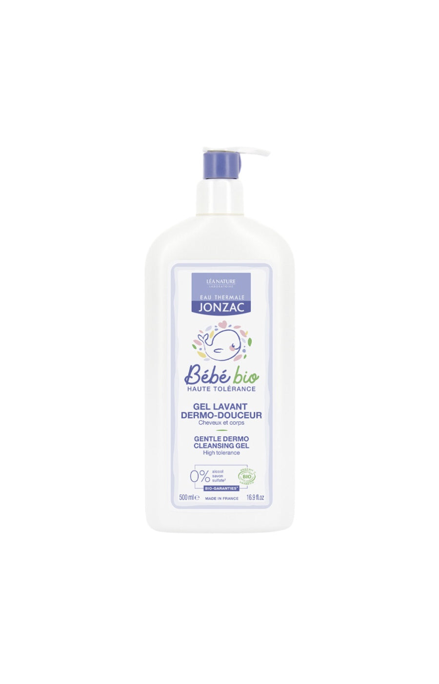Gel lavant douceur bio - Corps & cheveux - Bébé - 500 ml