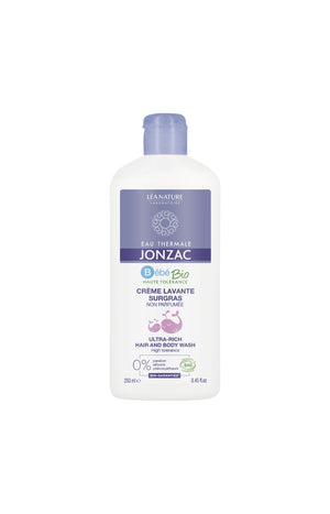 Crème lavante surgras sans parfum bio - Bébé - Corps & cheveux - 250 ml