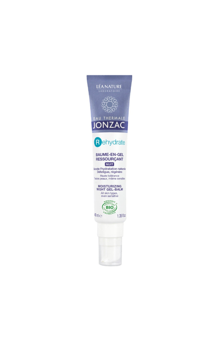 Baume-en-gel ressourçant nuit bio - Rehydrate - Peaux déshydratées