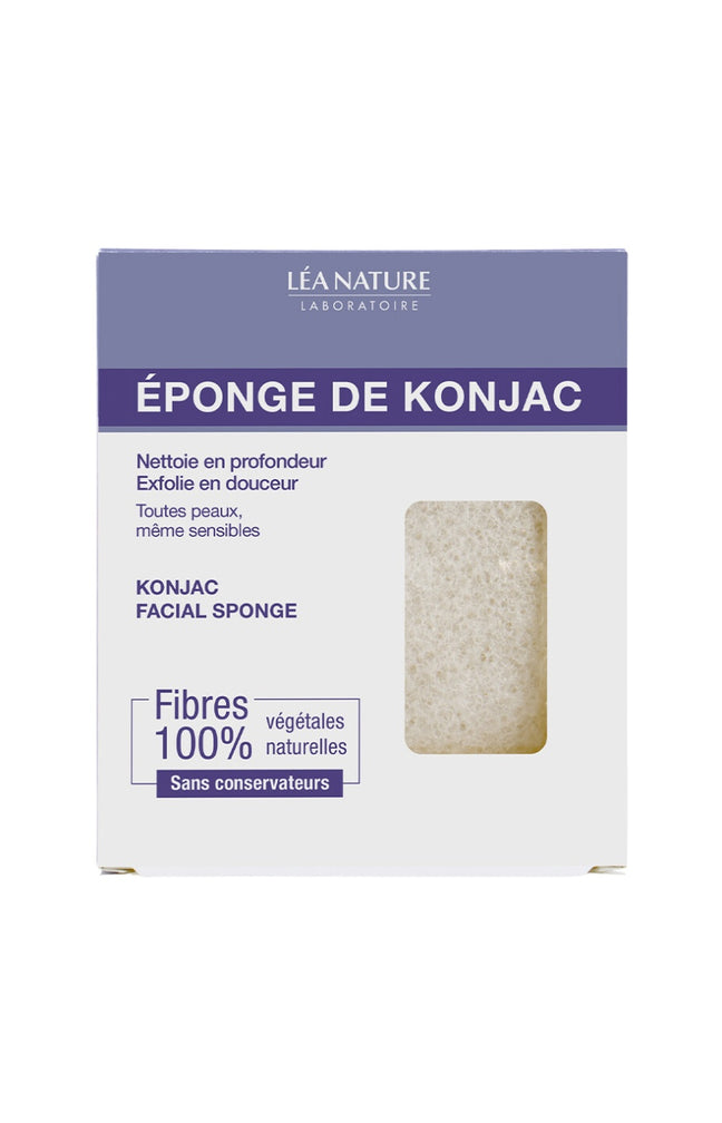 Éponge konjac sans conservateurs - Visage
