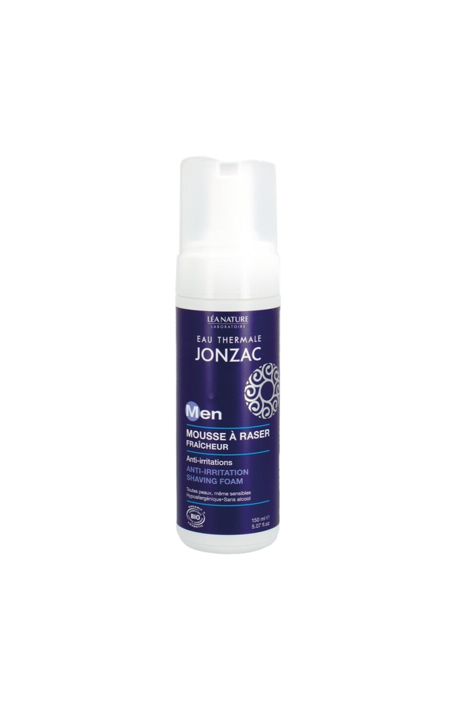 Mousse à raser fraîcheur anti-irritations bio - Homme - 150 ml