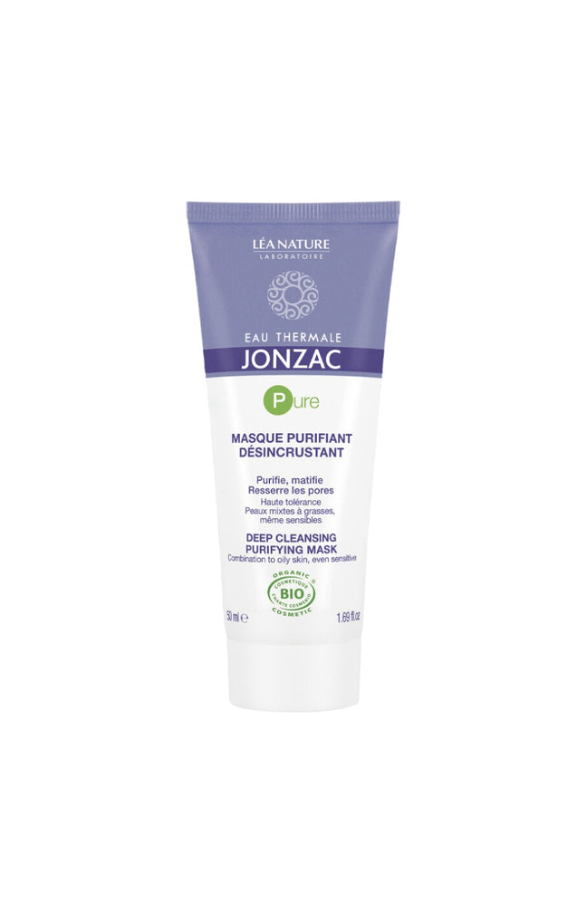 Masque purifiant désincrustant bio - Pure - Peaux mixtes à grasses