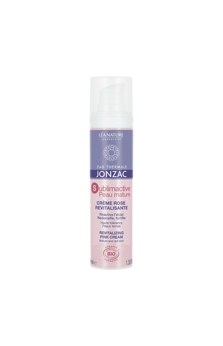 Crème rose revitalisante bio - Sublimactive - Peaux ternes