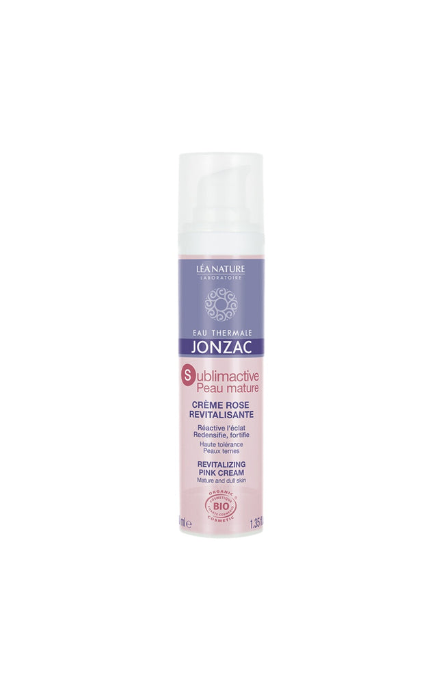 Crème rose revitalisante bio - Sublimactive - Peaux ternes