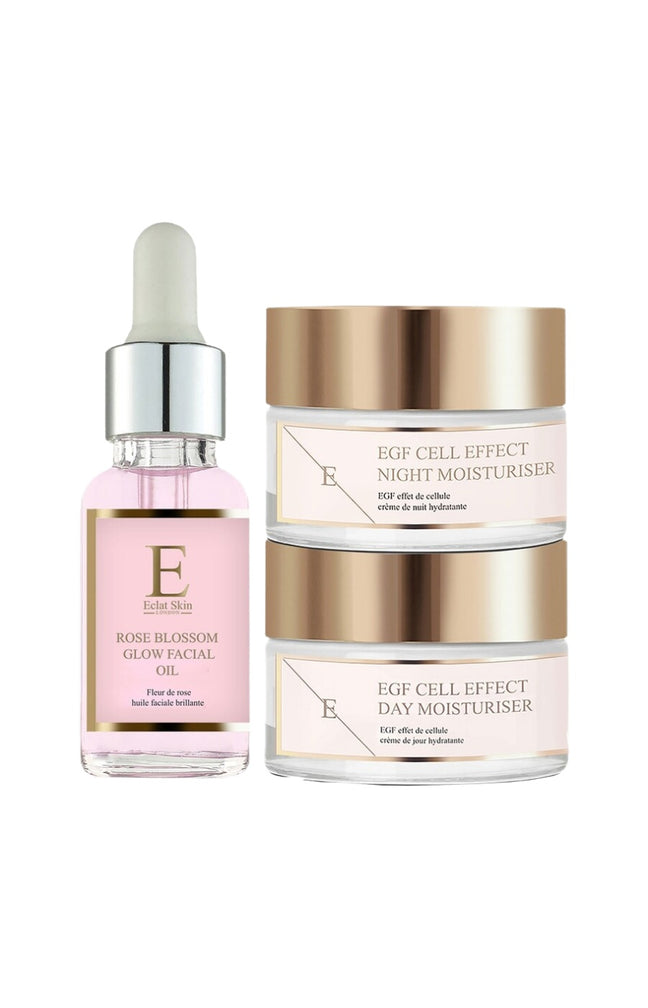 Routine hydratante - Rose - Visage - 3 produits