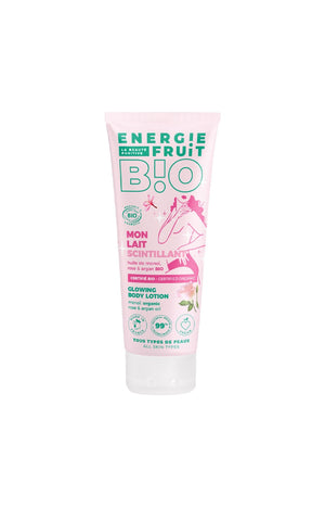 Lait scintillant bio - Monoï & rose - Corps - 200 ml