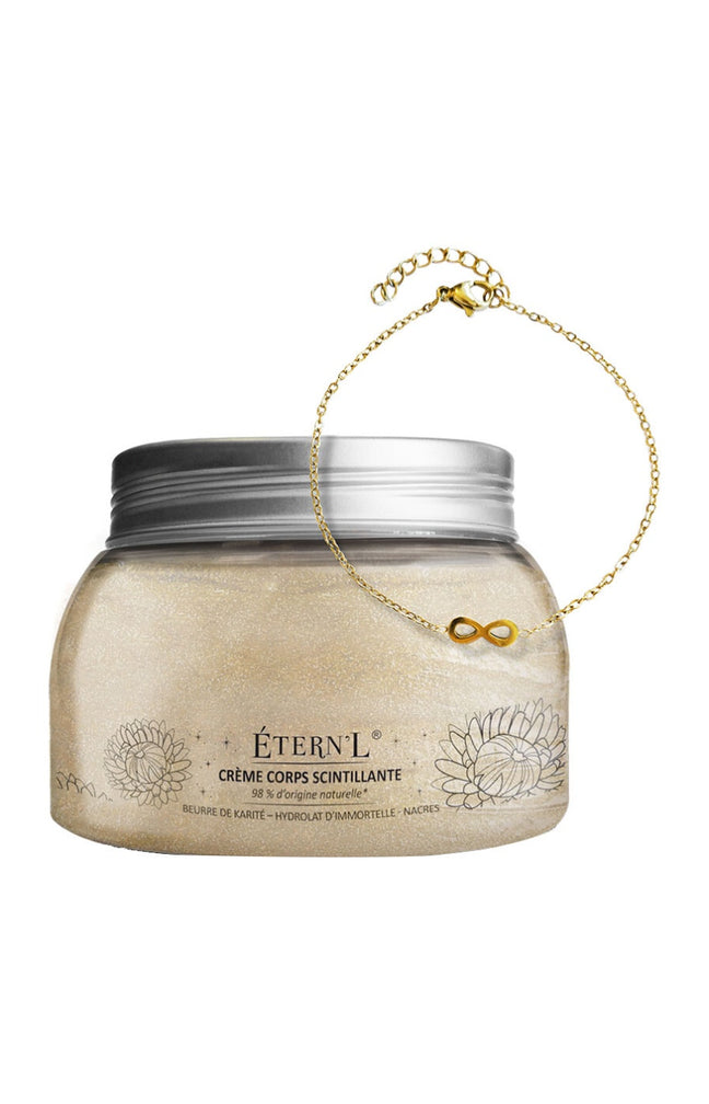 Crème scintillante & bijou surprise - Huiles & beurres végétaux - Corps - 300 ml