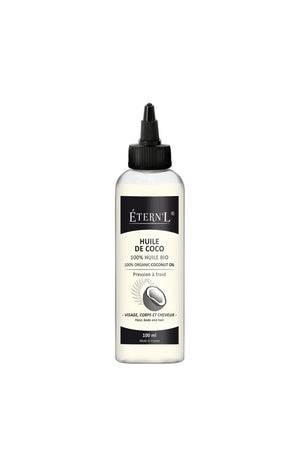 Huile de coco bio pressée à froid - 100% pur coco - Visage, corps & cheveux - 100 ml