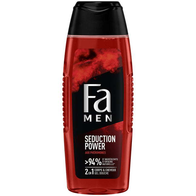 Gel douche Seduction power - Corps &amp; cheveux - Homme - 250 ml