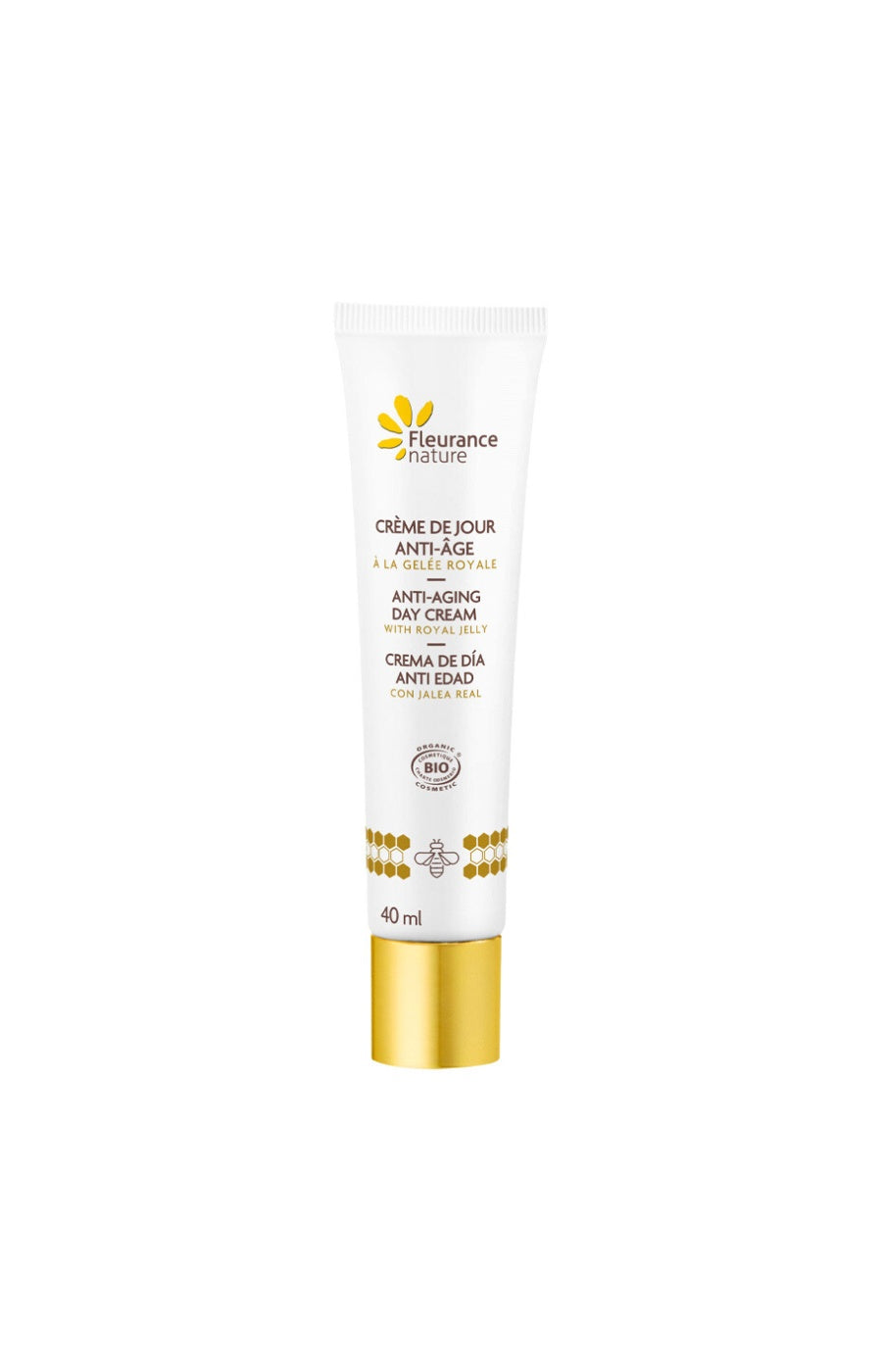 Crème anti-âge bio - Gelée royale - Jour - Visage