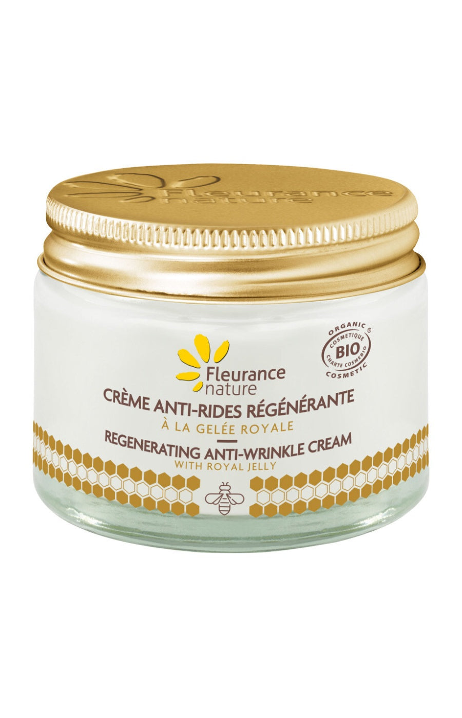Crème anti-rides régénérante bio - Gelée royale - Visage