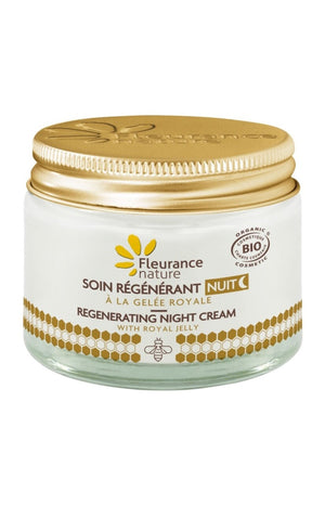 Soin de nuit régénérant bio - Gelée royale - Peaux sèches