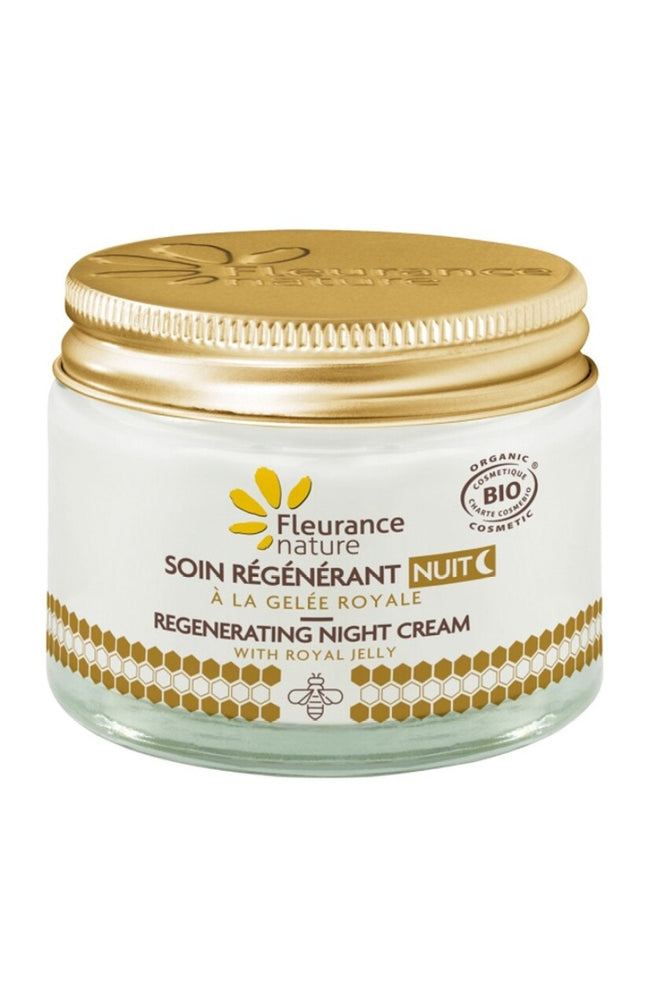 Soin de nuit régénérant bio - Gelée royale - Peaux sèches