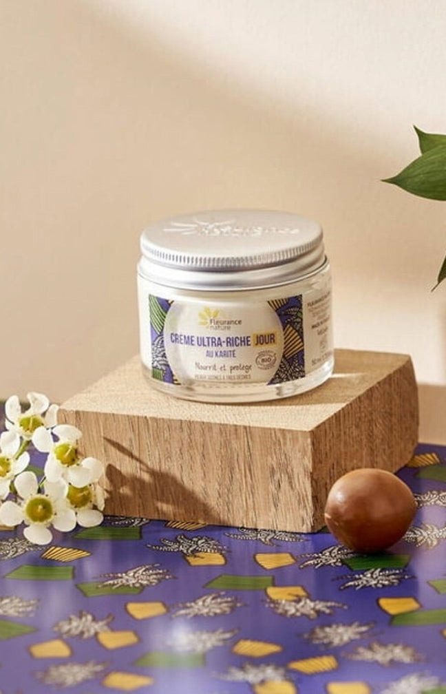 Crème de jour ultra-riche bio - Karité - Visage