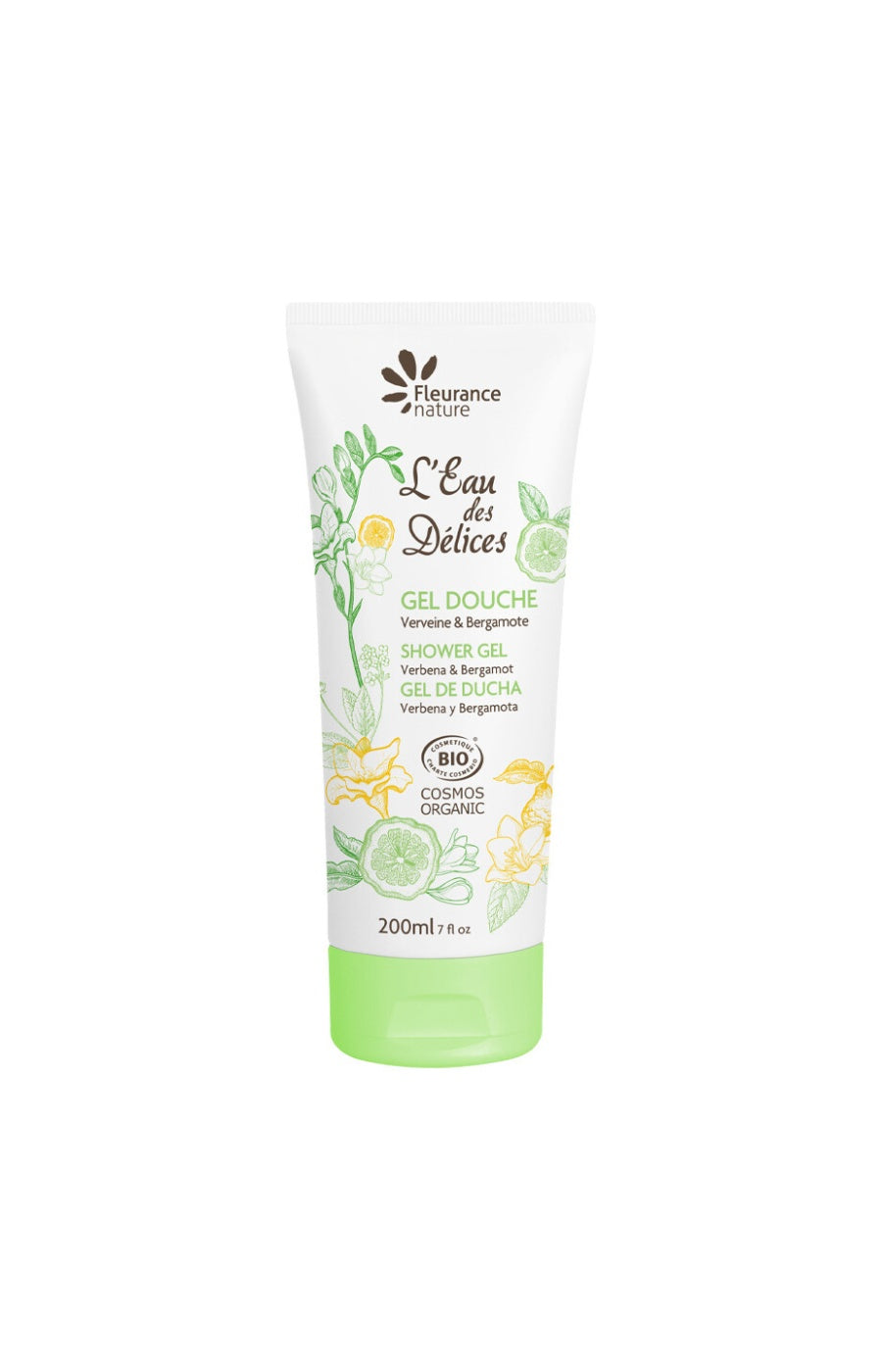 Gels douche bio - Verveine & bergamote - Corps - 2 x 200 ml