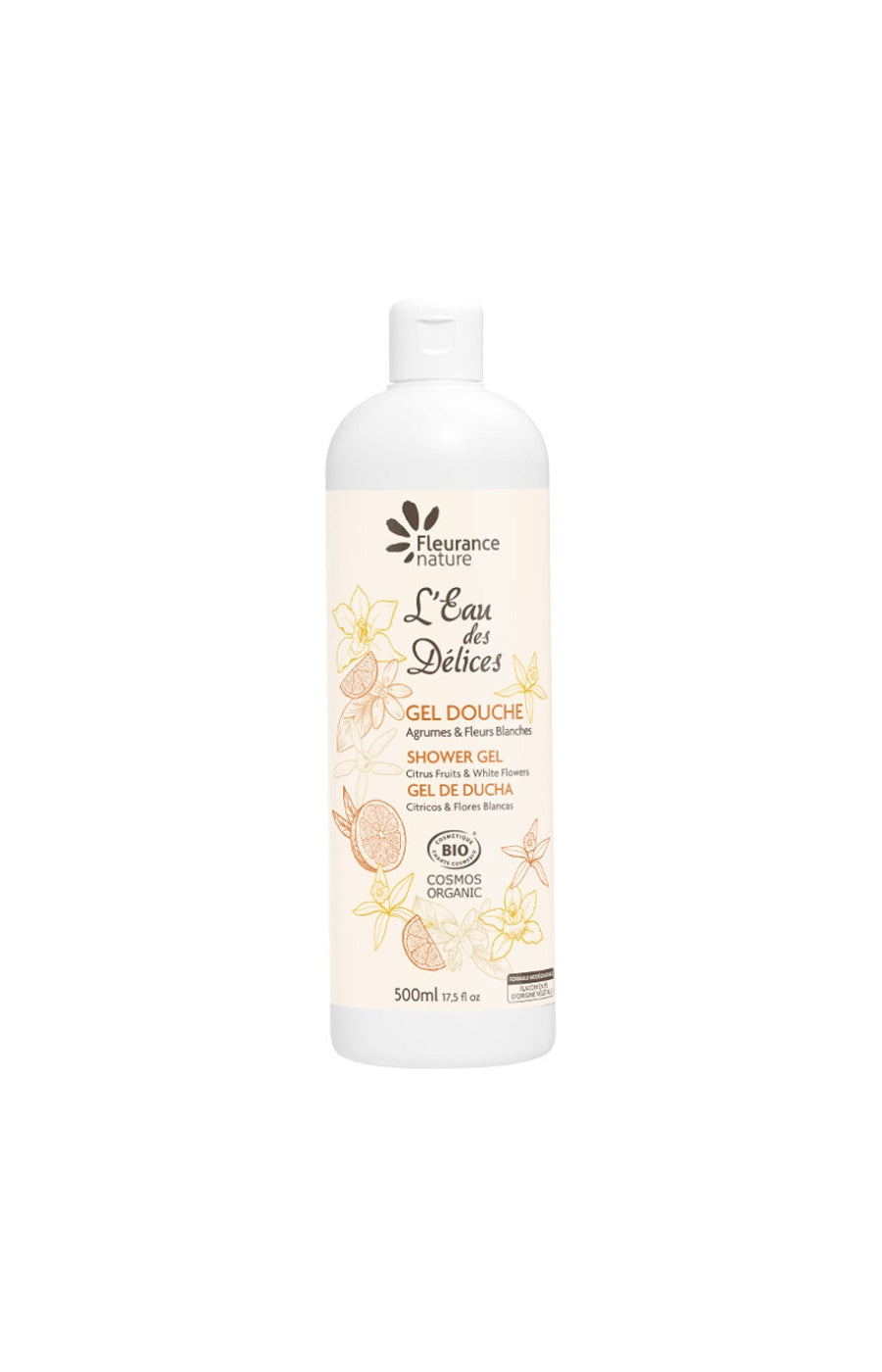 Gels douche nourrissants bio - Agrumes - Corps - 2 x 500 ml