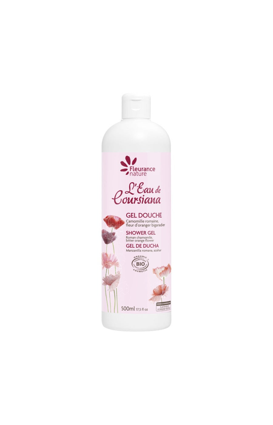 Gels douche nourrissants bio - Camomille romaine & fleur d'oranger - Corps - 2 x 500 ml