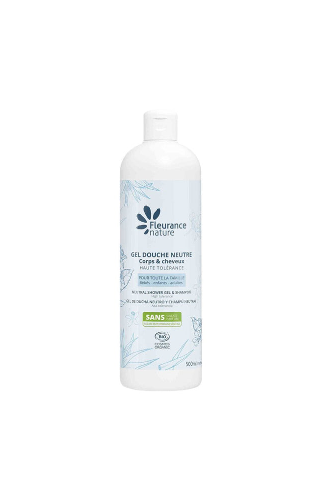 Gel douche neutre bio - Aloe vera & eau florale d'oranger - 500 ml