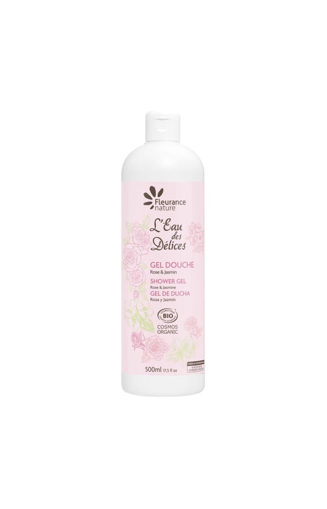 Gels douche nourrissants bio - Rose & jasmin - Corps - 2 x 500 ml