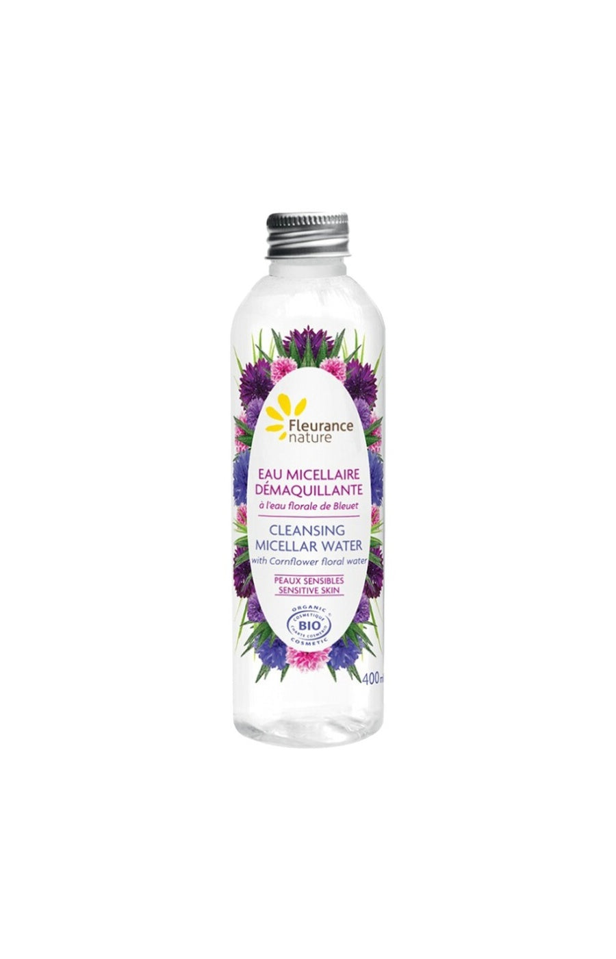 Eau micellaire démaquillante bio - Bleuet - Peaux sensibles
