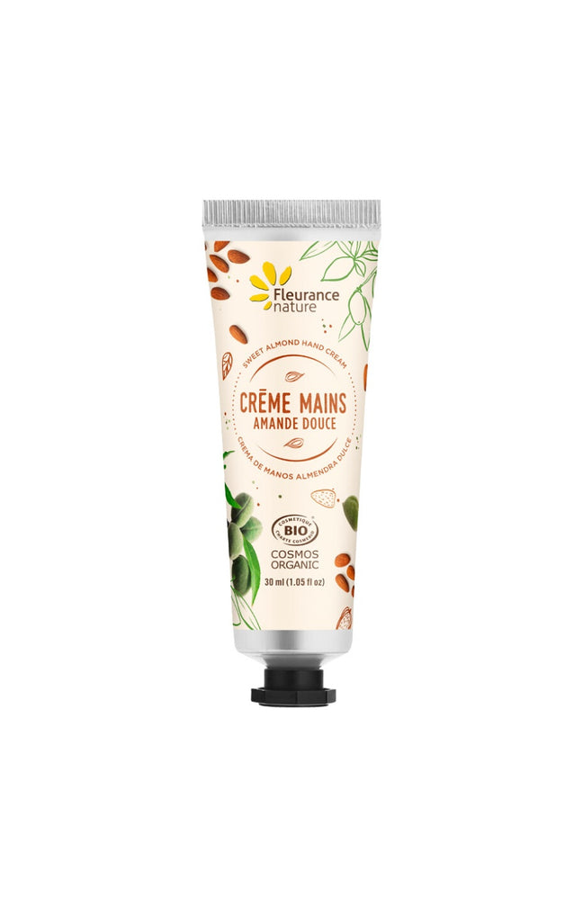 Crème hydratante bio - Amande douce - Mains - 30 ml