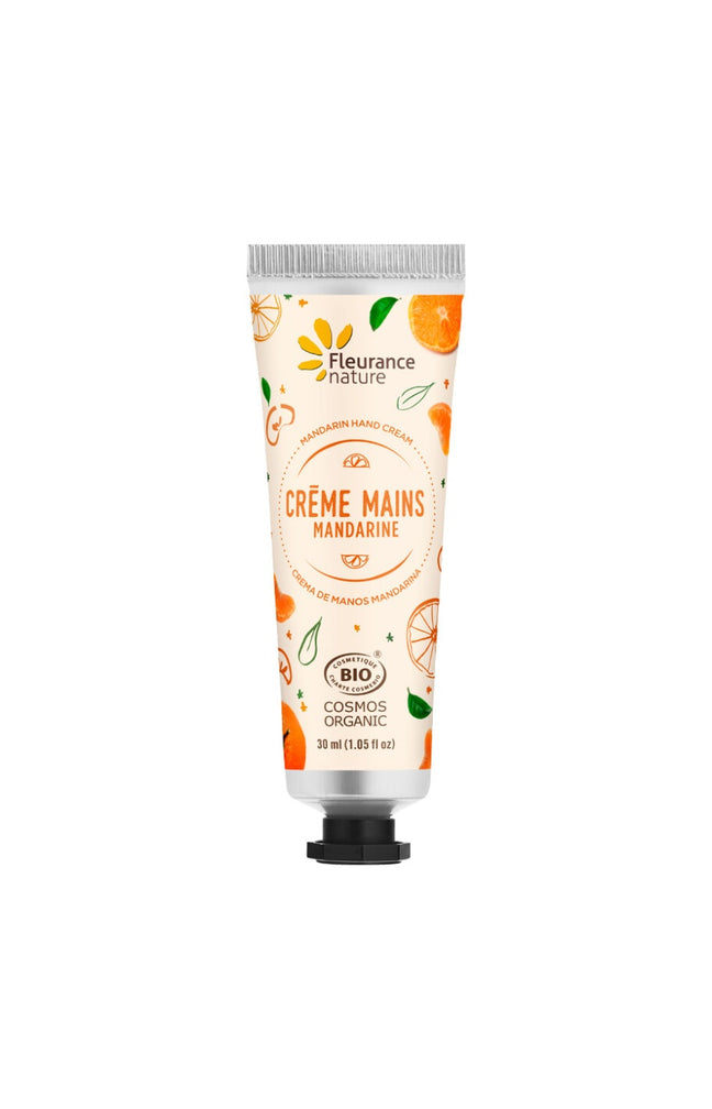 Crème hydratante bio - Mandarine - Mains - 30 ml