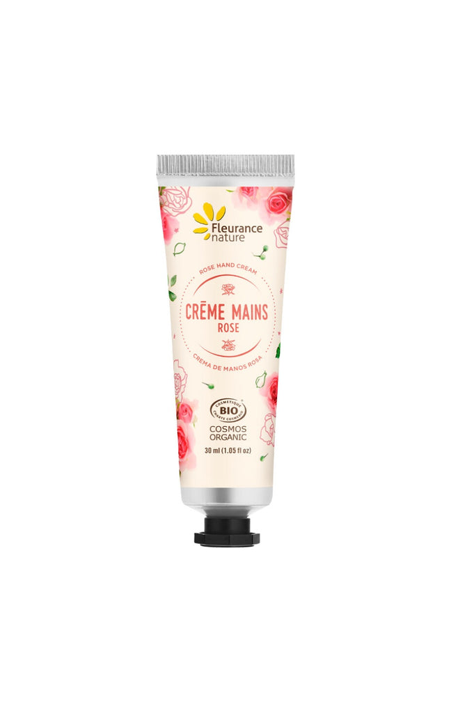 Crème hydratante bio - Rose - Mains - 30 ml