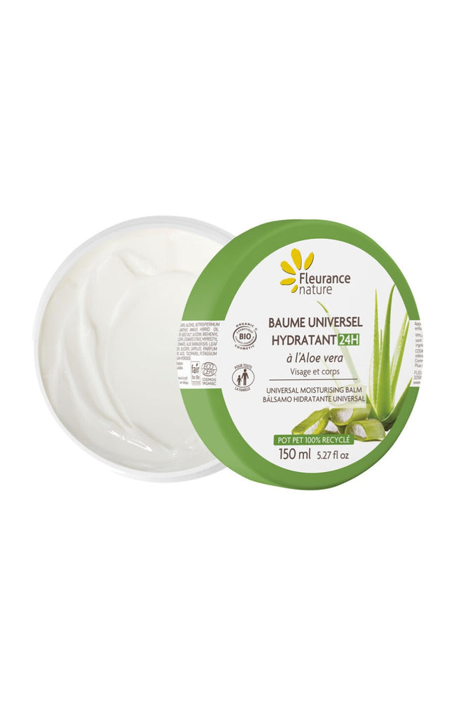 Baumes universels bio hydratants 24h - Aloe vera - Visage & corps - 2 x 150 ml