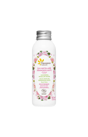 Eau micellaire démaquillante bio - Rose - Peaux sensibles - 50 ml
