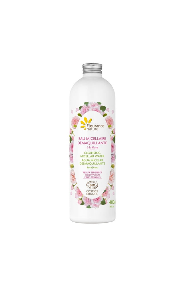 Eau micellaire démaquillante bio - Rose - Peaux sensibles