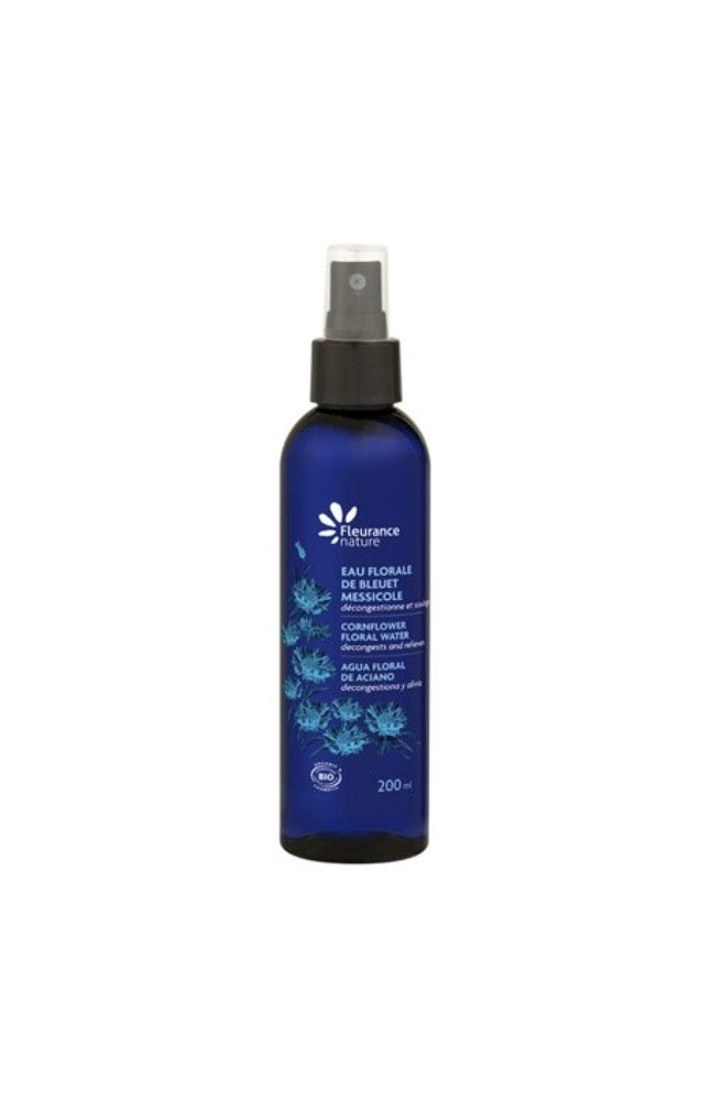 Eau florale bio décongestionnante - Bleuet messicole - Visage - 200 ml