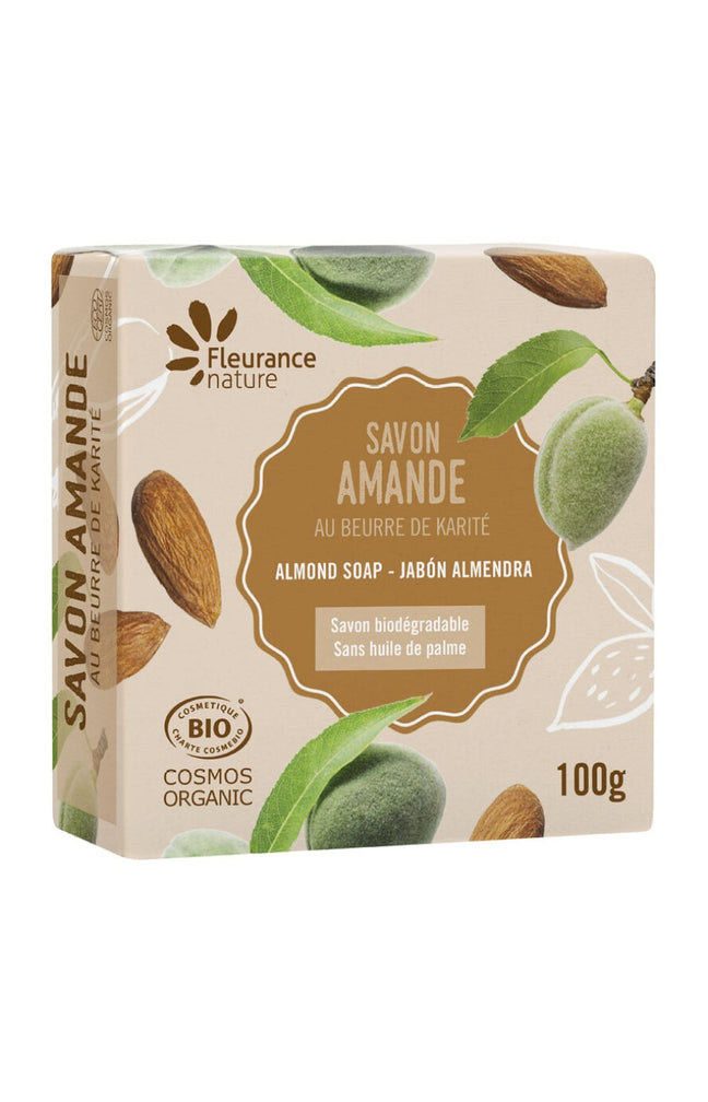 Savons solides bio - Amande douce - Corps - 3 x 100 g