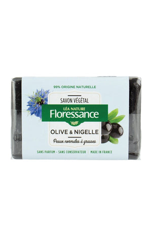 Savon végétal - Olive et nigelle - Peaux normales à grasses -  Corps - 200 g