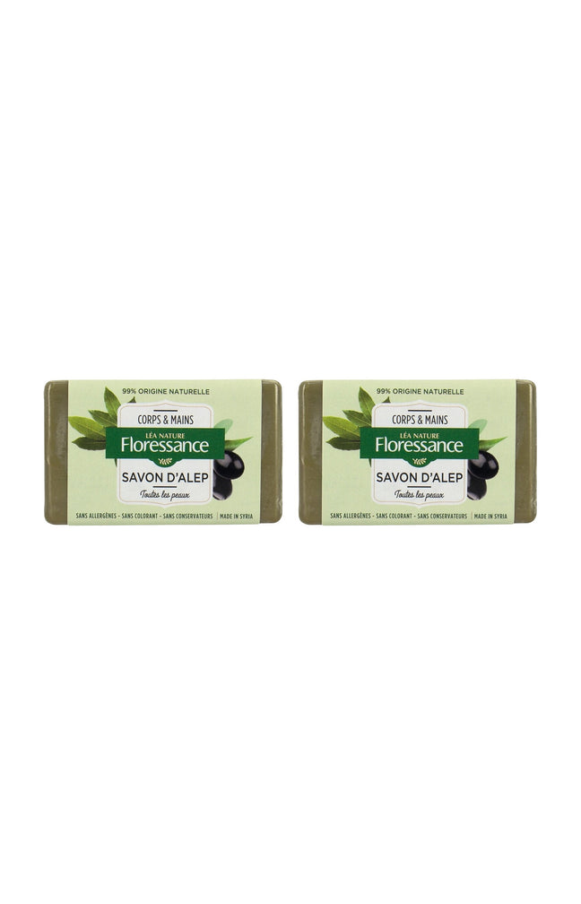 Savons d'Alep - Tous types de peaux - Corps & mains - 2 x 100 g