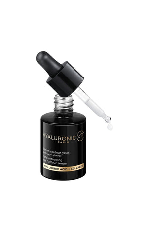 Sérum contour yeux anti-âge global - Acide hyaluronique & collagène - Yeux - 30 ml