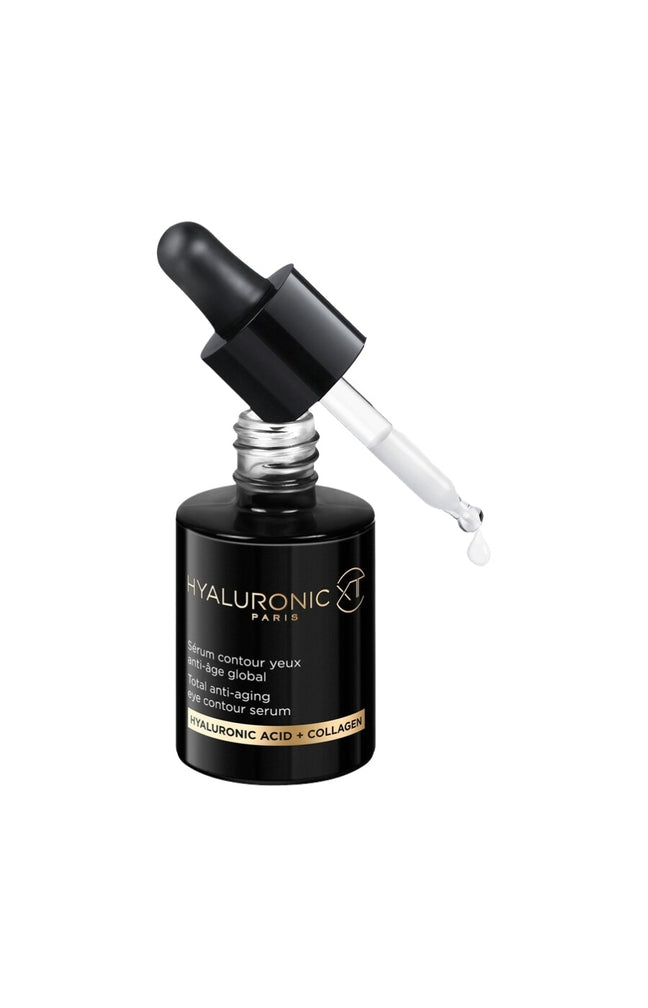 Sérum contour yeux anti-âge global - Acide hyaluronique & collagène - Yeux - 30 ml