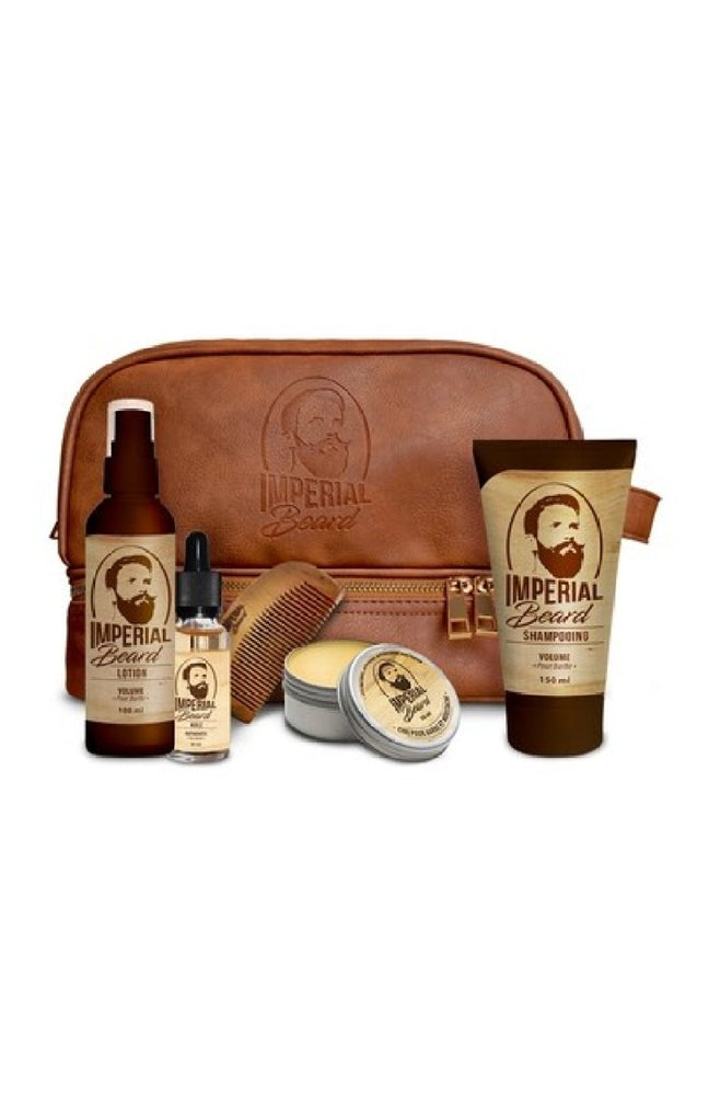 Trousse "Volume de la barbe" - 4 soins & un peigne