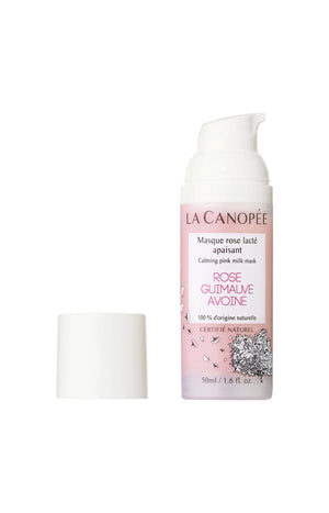 Masque rose lacté apaisant - Rose, guimauve & avoine - Peaux sèches & sensibles