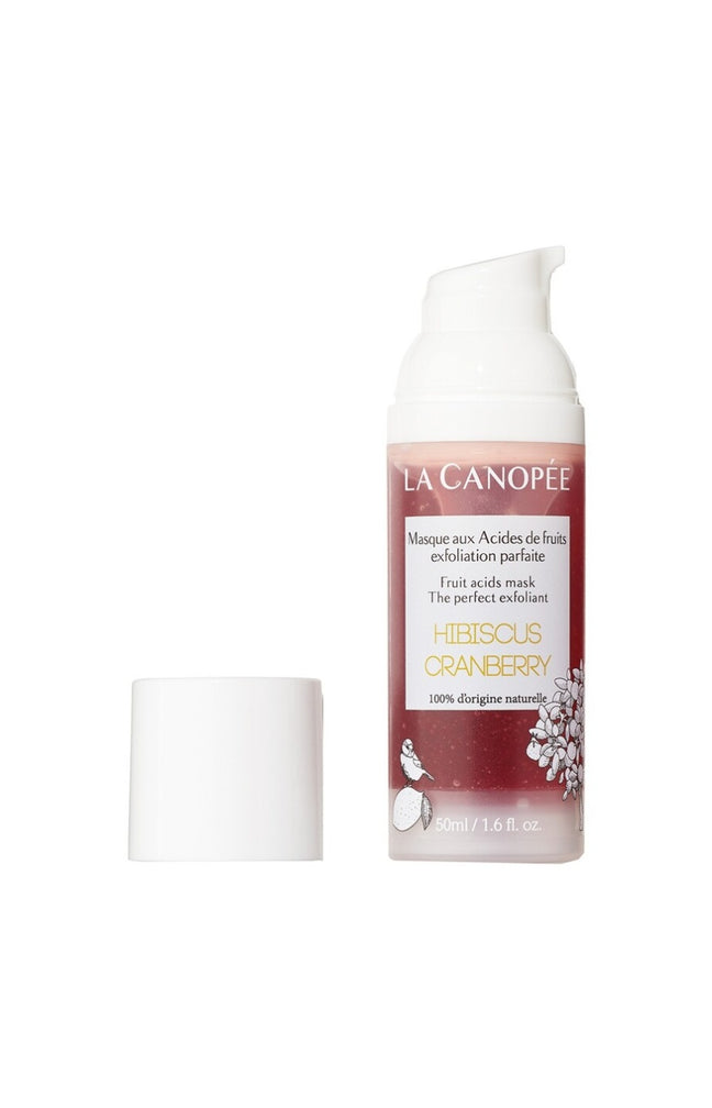Masque exfoliant - Hibiscus, cranberry & glycérine - Visage