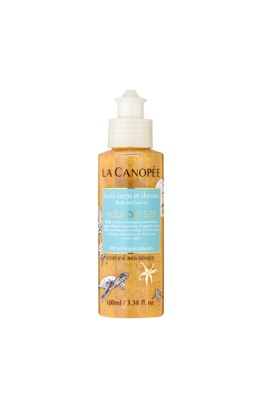 Huile scintillante - Huile des îles - Corps & cheveux - 100 ml