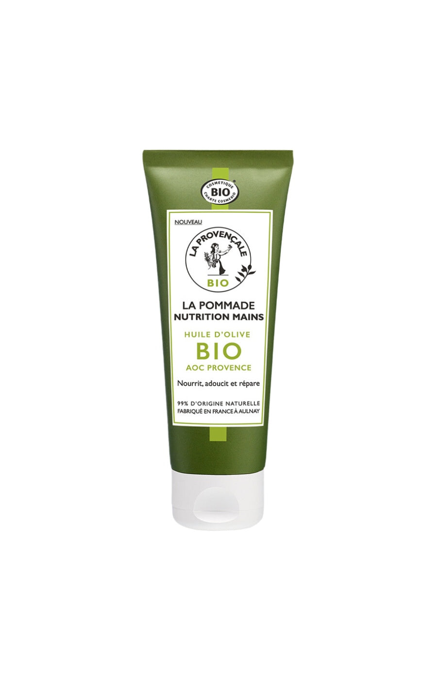 Crème nourrissante bio - Huile d'olive - Mains - 75 ml