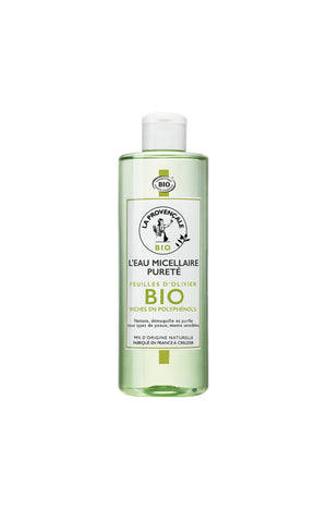 Eau micellaire purifiante bio - Feuilles d'olivier - Visage - 2 x 400 ml