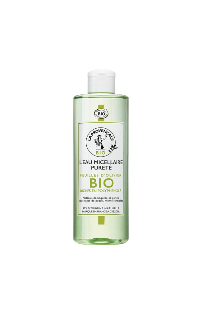 Eau micellaire purifiante bio - Feuilles d'olivier - Visage